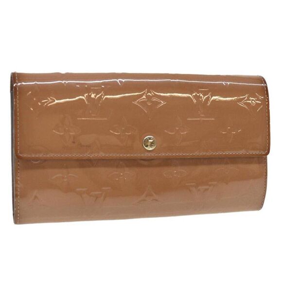 LOUIS VUITTON Vernis Portefeiulle Sarah Wallet Rose - Picture 1 of 15